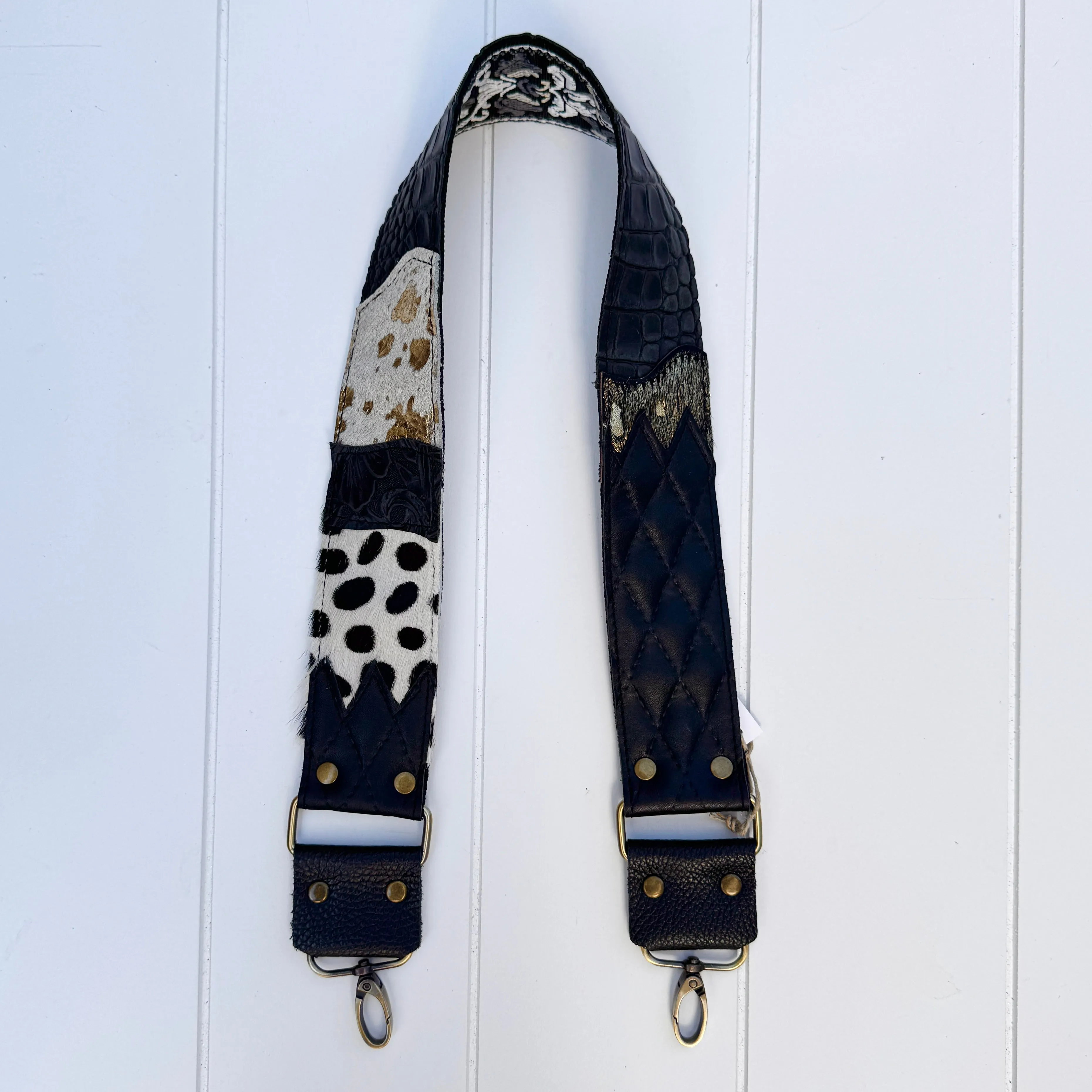 Patchwork Strap - Black