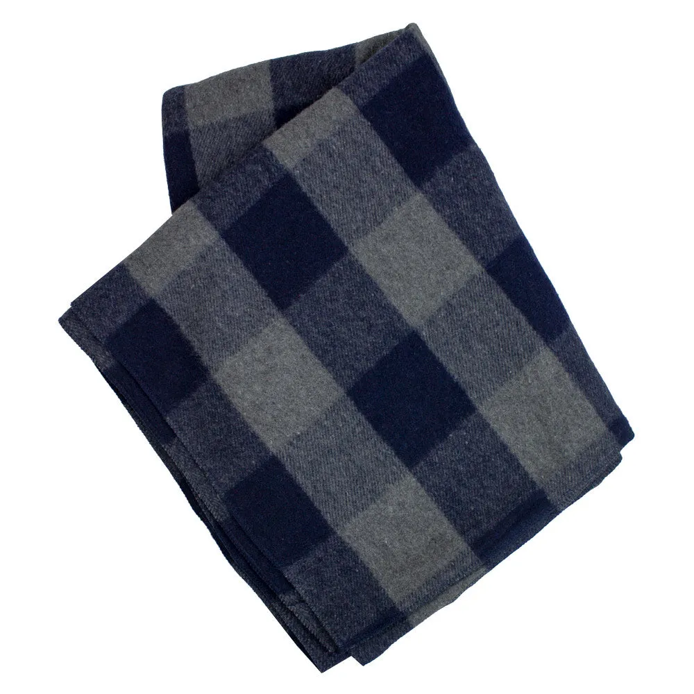 Personalized Bunkhouse Plaid Wool Blanket