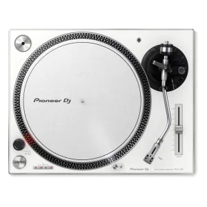 Pioneer DJ PLX-500-W Direct Drive DJ Turntable, White