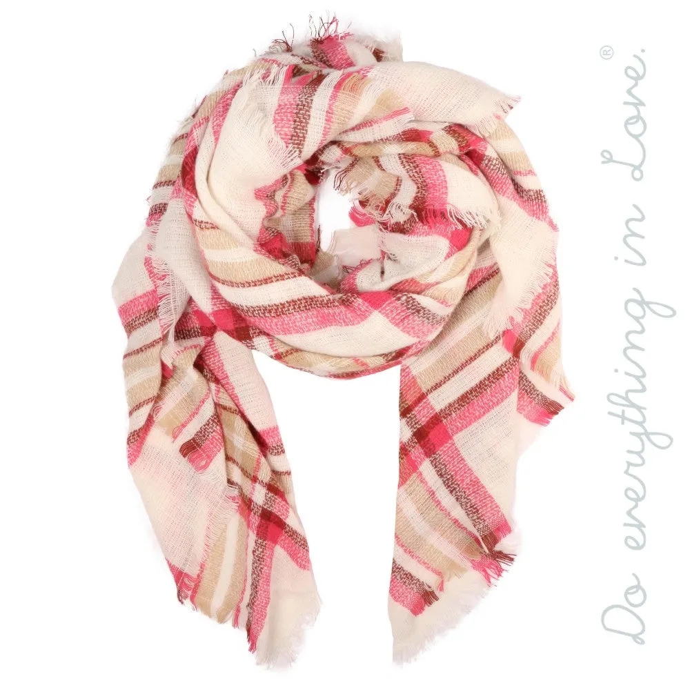Plaid Blanket Scarf