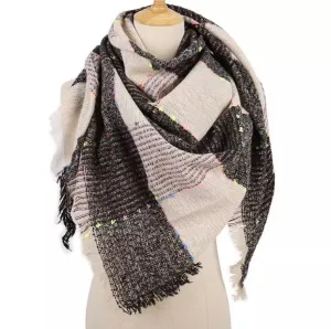 Plaid Blanket Scarf