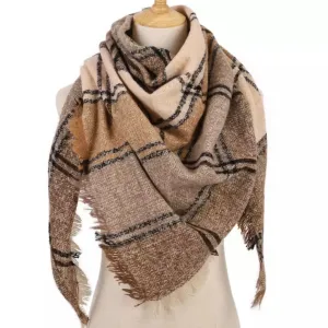 Plaid Blanket Scarf