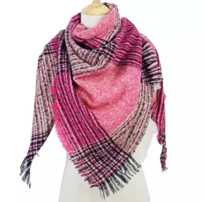 Plaid Blanket Scarf