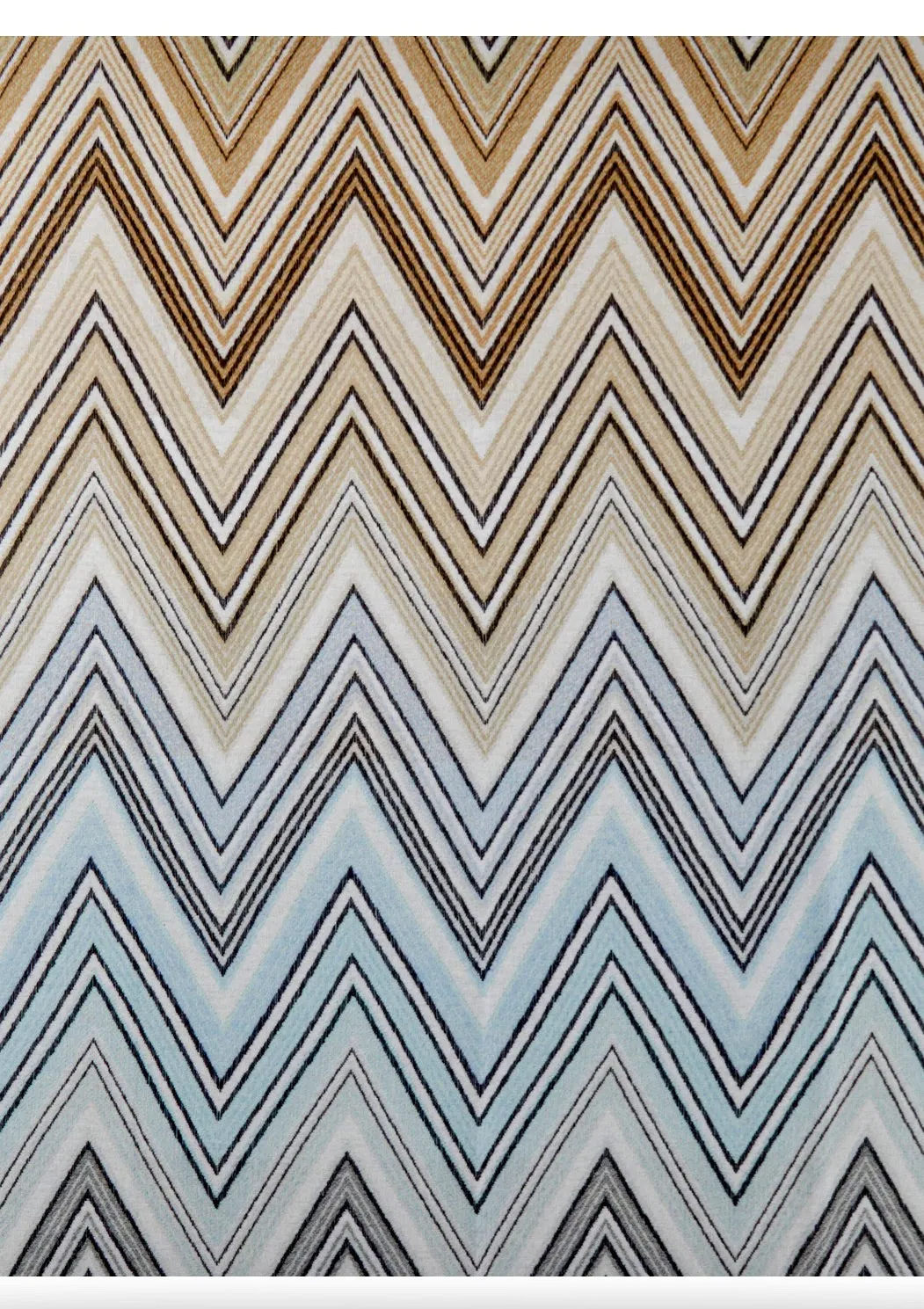 Plume Plaid blanket Chevron wool blend with fringes