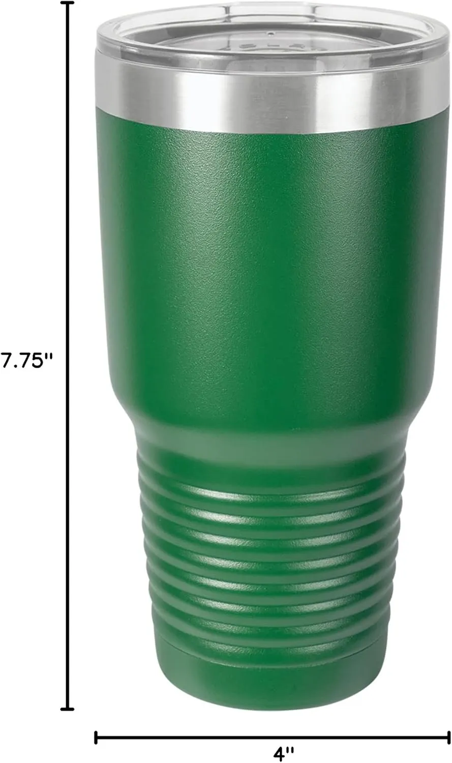 Polar Camel 30 oz. Stainless Steel Vacuum Insulated Tumbler (Green)