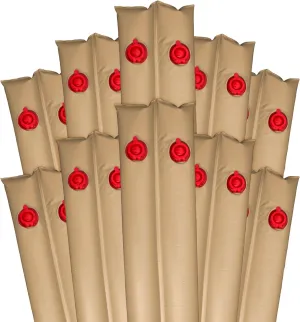 Pool Mate 1-3809-20-TAN-10BX Pool Cover Water Bags, 10-Pack, 8 ft. Tan Double Chamber, 20 Gauge