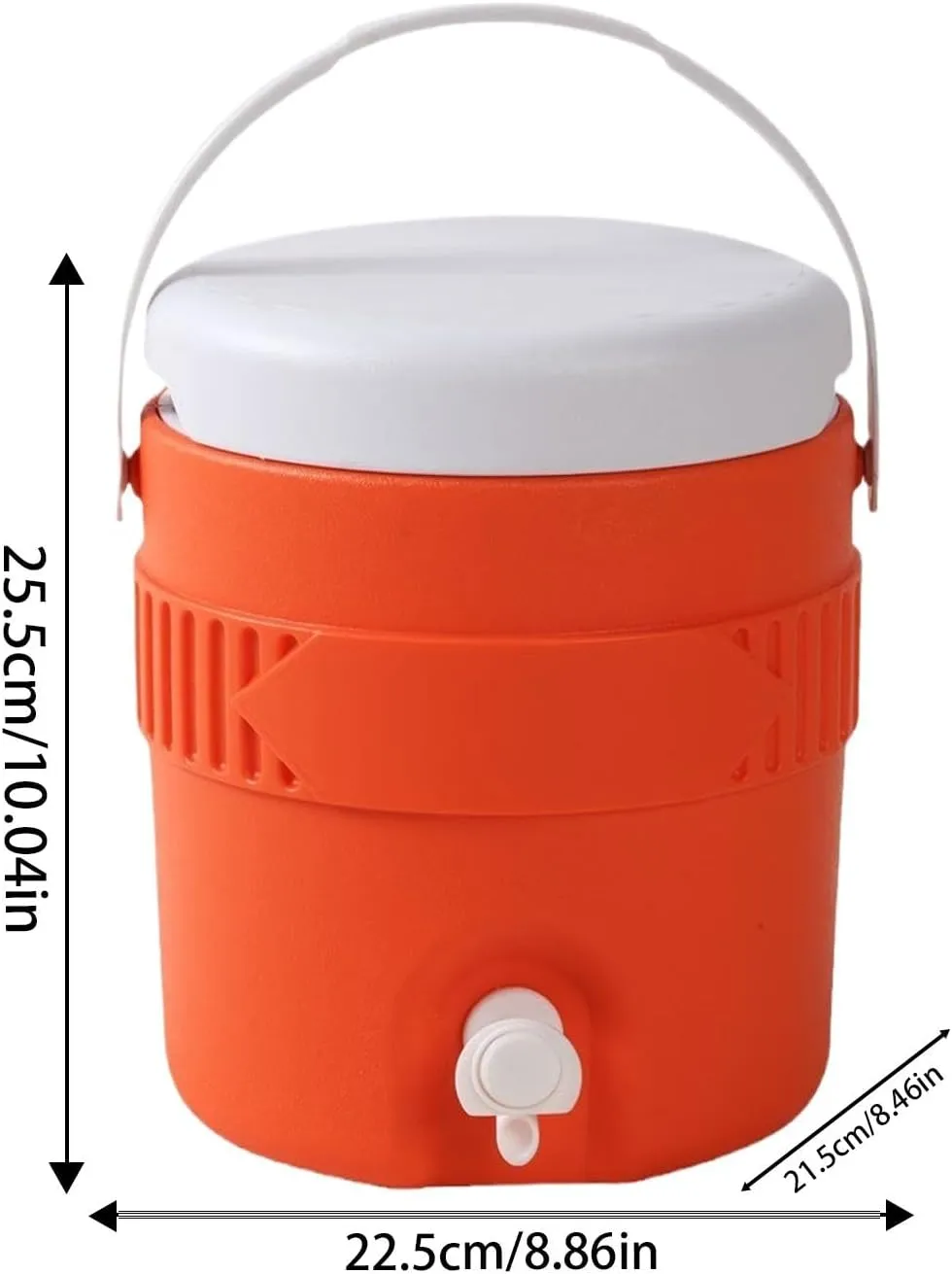 Portable Sports Cooler Water Beverage Dispenser, Insulated Cooler Dispenser 3.8 L