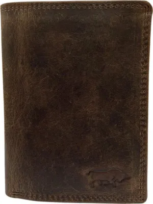 Portemonnee heren portefeuille heren arrigo portemonnee billfold model lichtbruin buffelleer