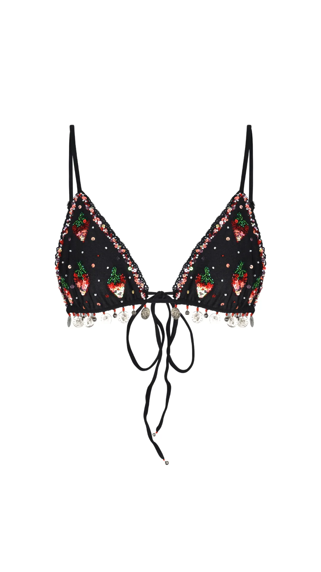 PRE-ORDER / SOLÈNE STRAWBERRY JINGLE BIKINI TOP
