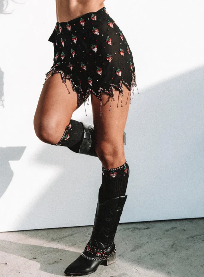 PRE-ORDER / SOLÈNE STRAWBERRY SOCKS