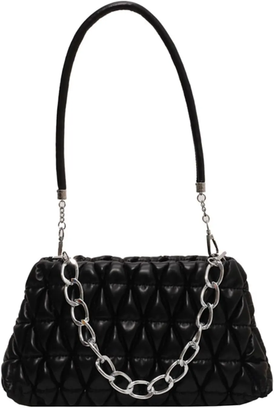 PU Leather Crossbody Bag Ladies Shoulder Top Handle Chain Bags Handbag Purse Evening Bag