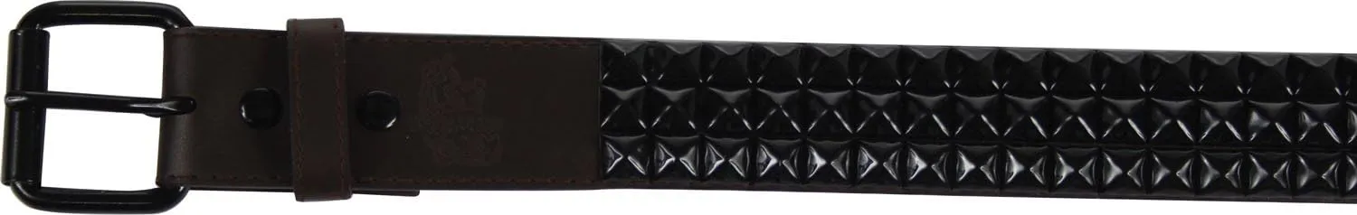 Punk Rock Classic Pyramid Studded Leather Belt by BodyPunks