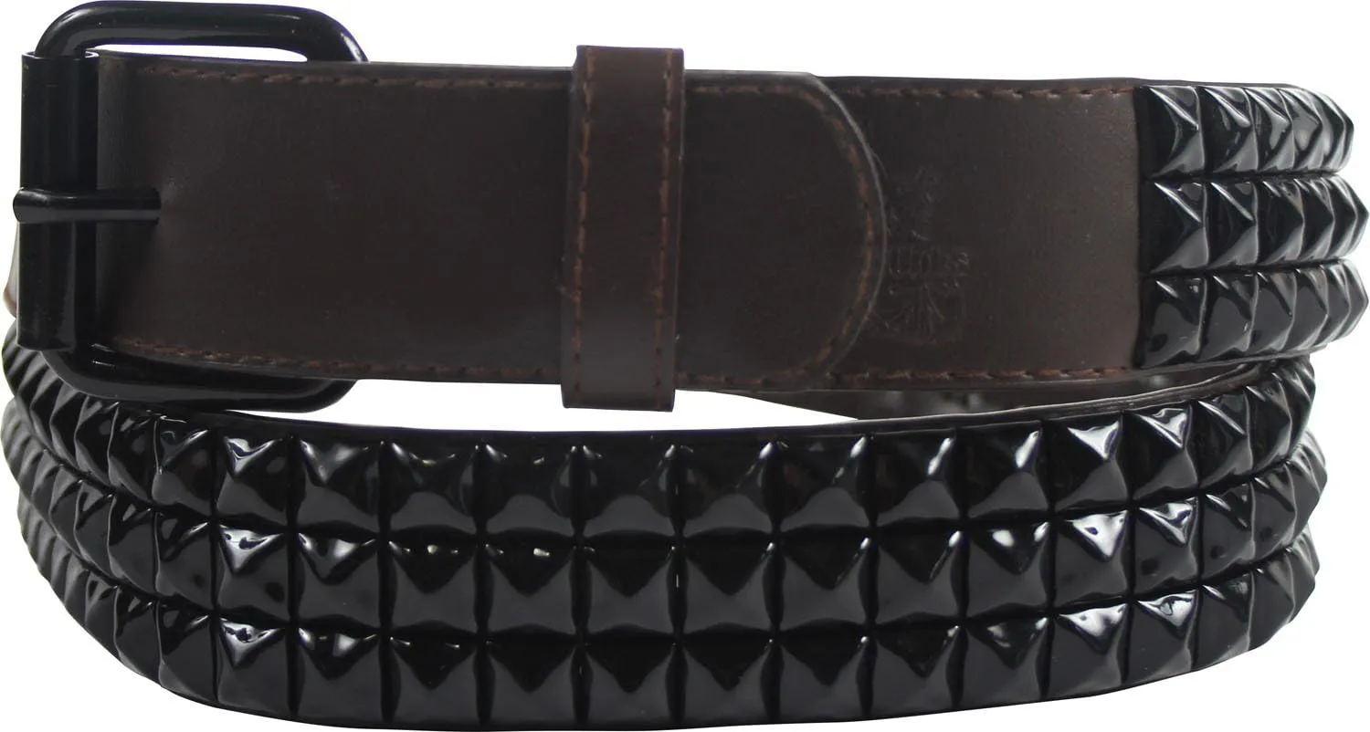 Punk Rock Classic Pyramid Studded Leather Belt by BodyPunks