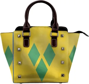 Purses for Women Faux Leather Handbags Bags Studded Tote Purse Shoulder Bag