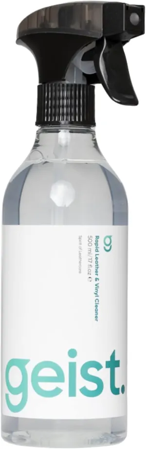 Rapid Leather & Vinyl Cleaner | for car interiors, Sofas, Furniture, Bags, Shoes and More | Plant & Algae Based detergents | 100% soap & Solvent Free | 500 ml / 16.75 fl.oz