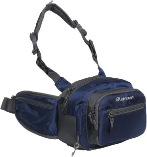 Raprance Fly Fishing Waist Pack with Adjustable Waist Strap, Multi Pocket Fall River Fishing Chest Pack