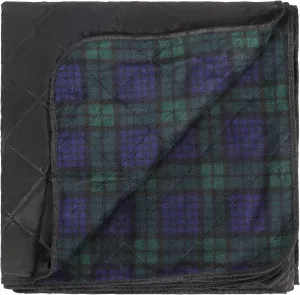 REDCAMP Extra Large Waterproof Stadium Blanket for Cold Weather, Soft Warm Fleece Camping Blanket Windproof for Outdoor Picnic Sports, 79”x 79” Green Grid