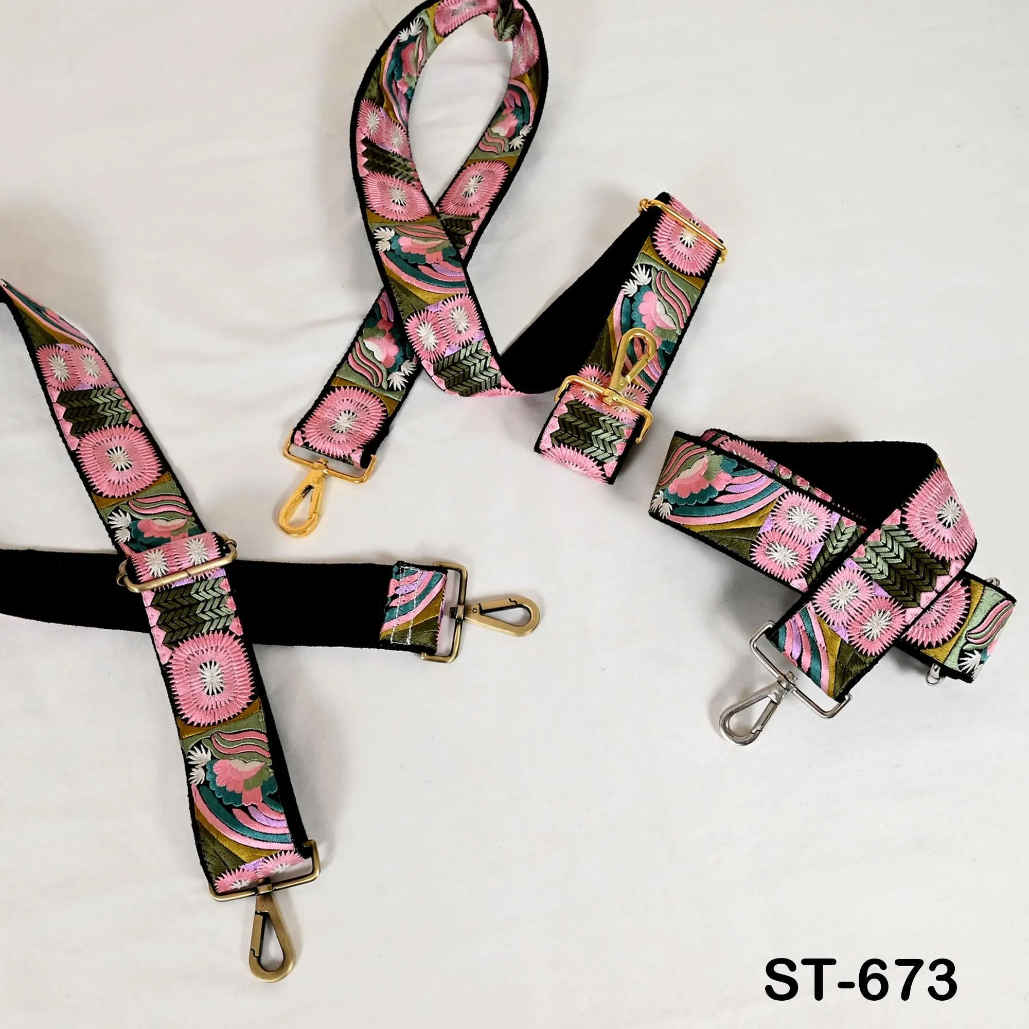 Replacement Handbag Boho Bag Strap Embroidered Camera Strap Crossbody Strap for Purses Embroidery Adjustable Guitar Strap Gift for Mothers