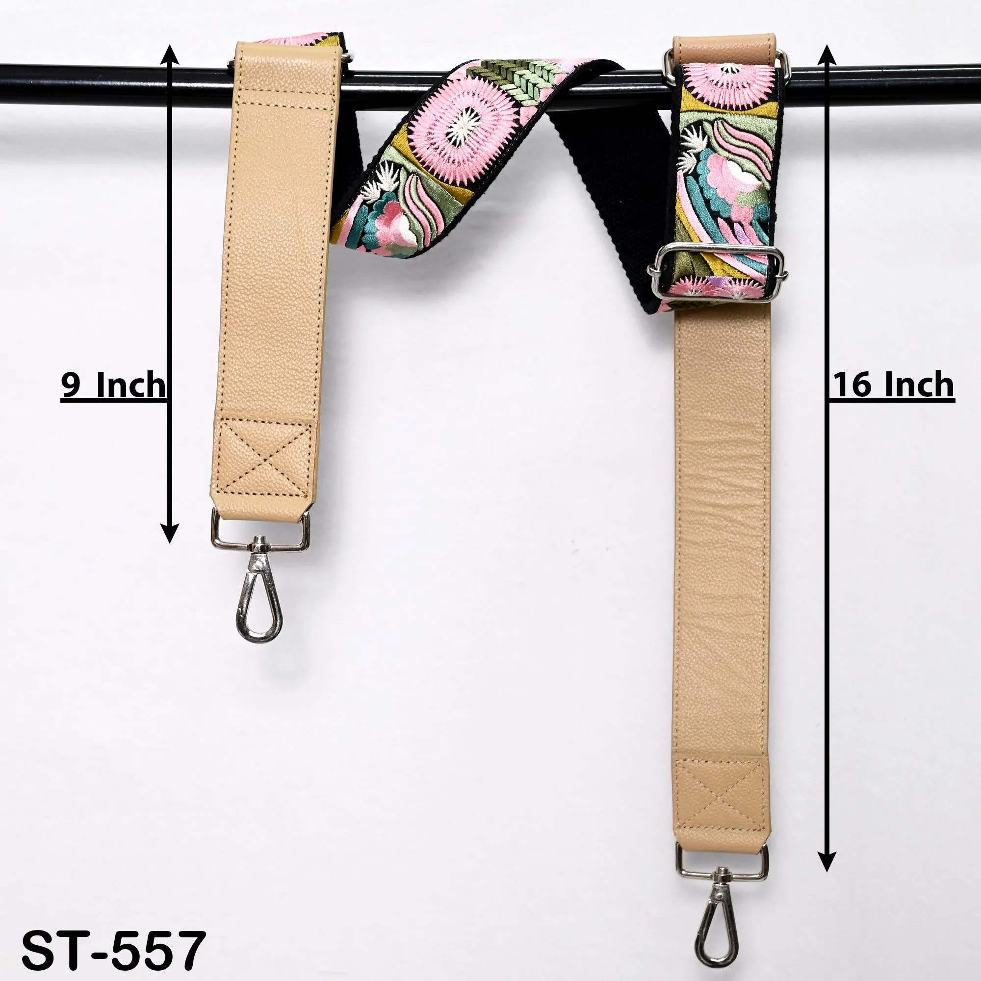Replacement Leather Handbag Boho Bag Crossbody Strap Gift for Father Camera Embroidery Adjustable Strap Shoulder Strap Purses Pale Taupe
