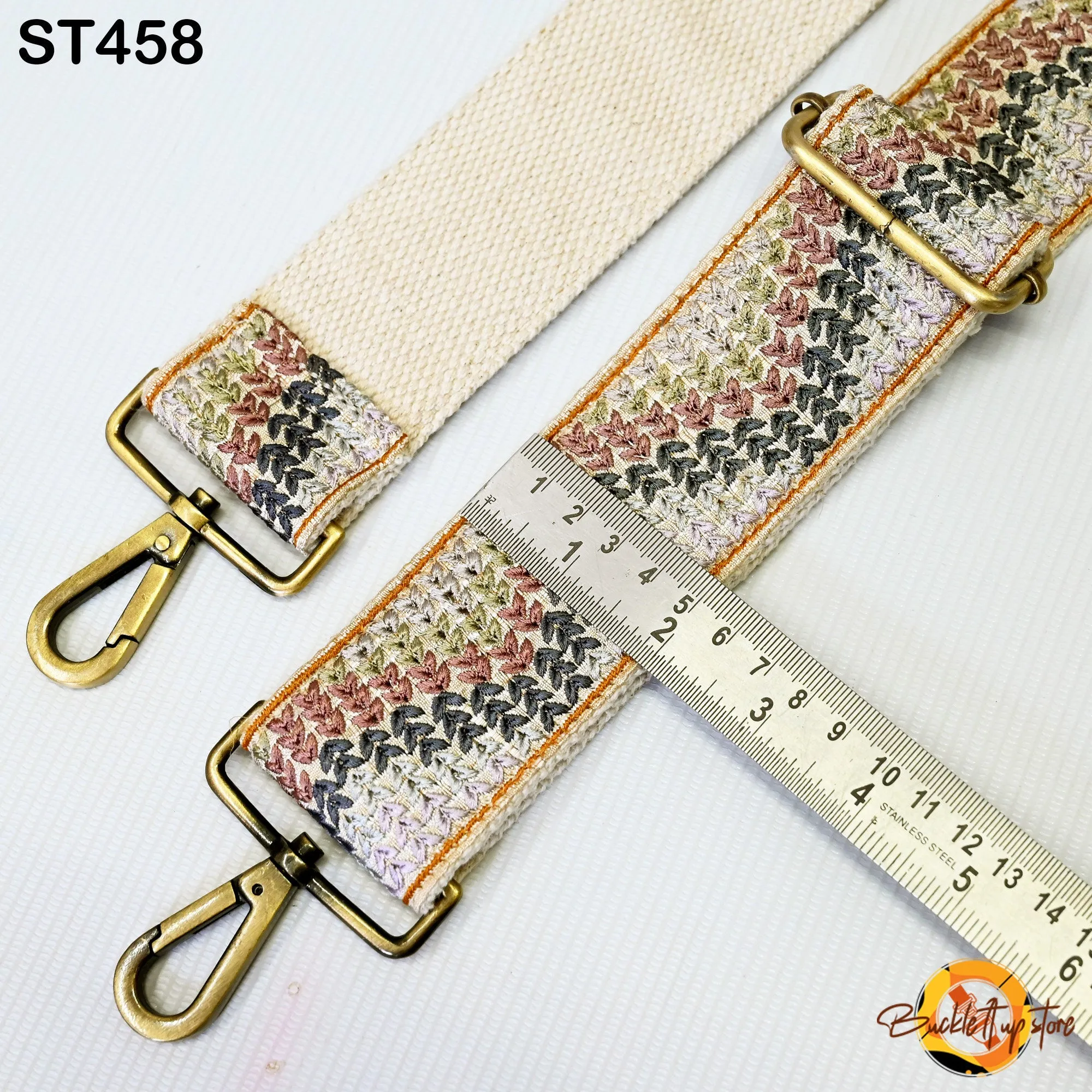 Replacement Purse Strap Embroidery Crossbody Strap for Purses Floral Embroidered Bag Strap Boho Guitar Strap Handbag Strap Gift for Sister
