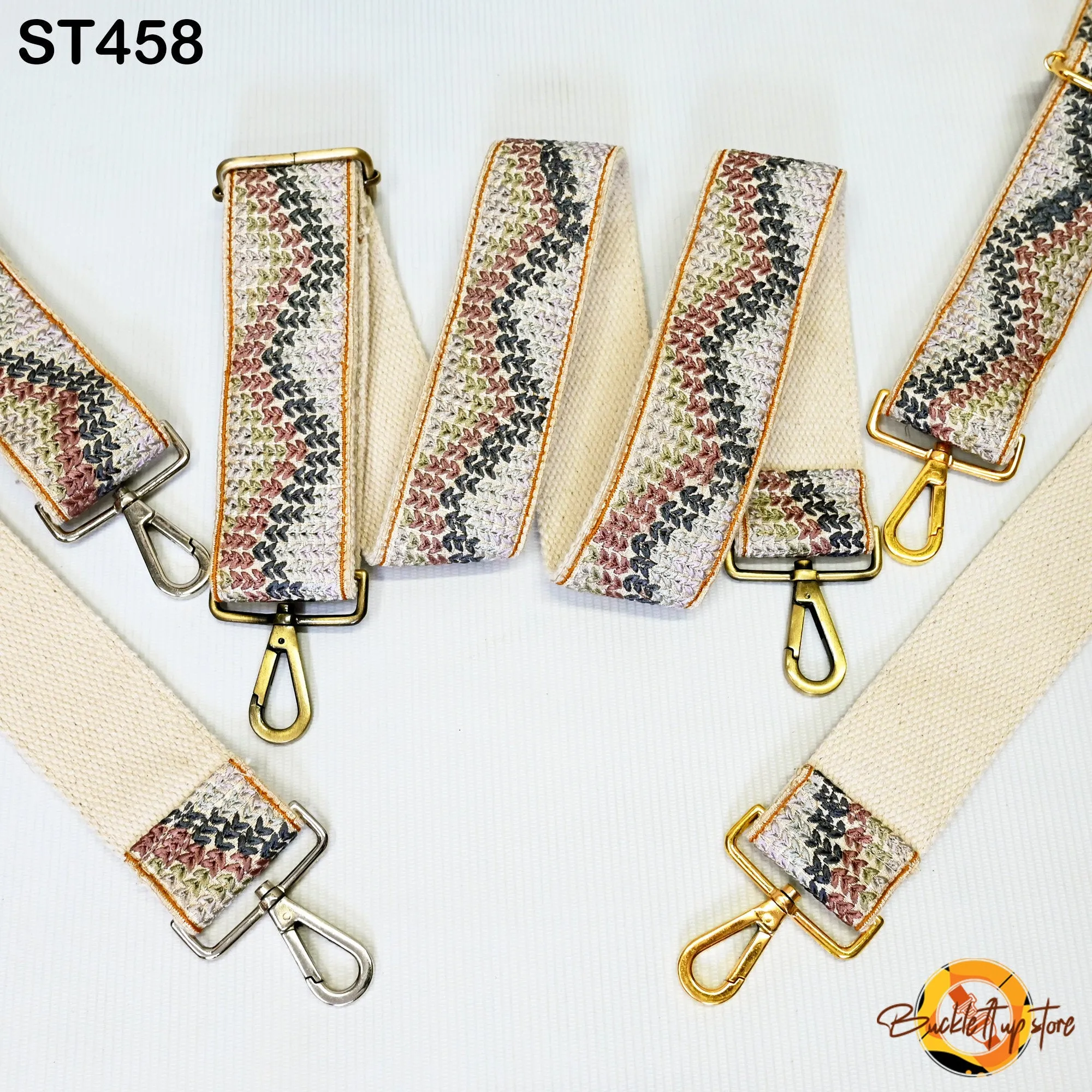 Replacement Purse Strap Embroidery Crossbody Strap for Purses Floral Embroidered Bag Strap Boho Guitar Strap Handbag Strap Gift for Sister
