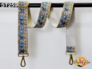 Replacement Shoulder Tote Bags Strap Gift for Mother Messenger Bag Crossbody Straps  for Purses Embroidered Boho Guitar Strap Handbag Strap