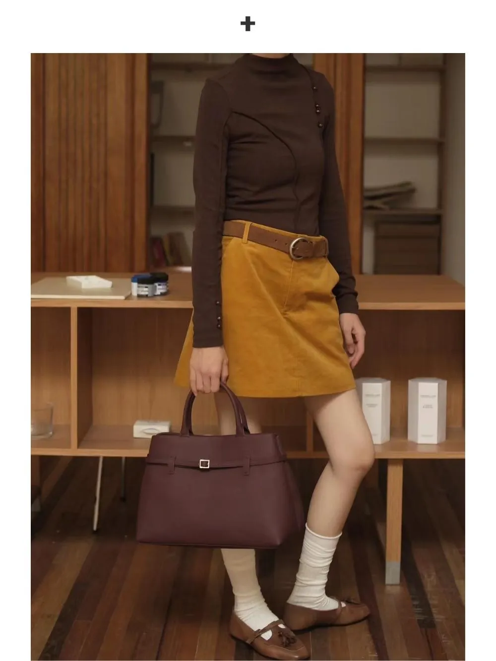 Retro Suede Tote
