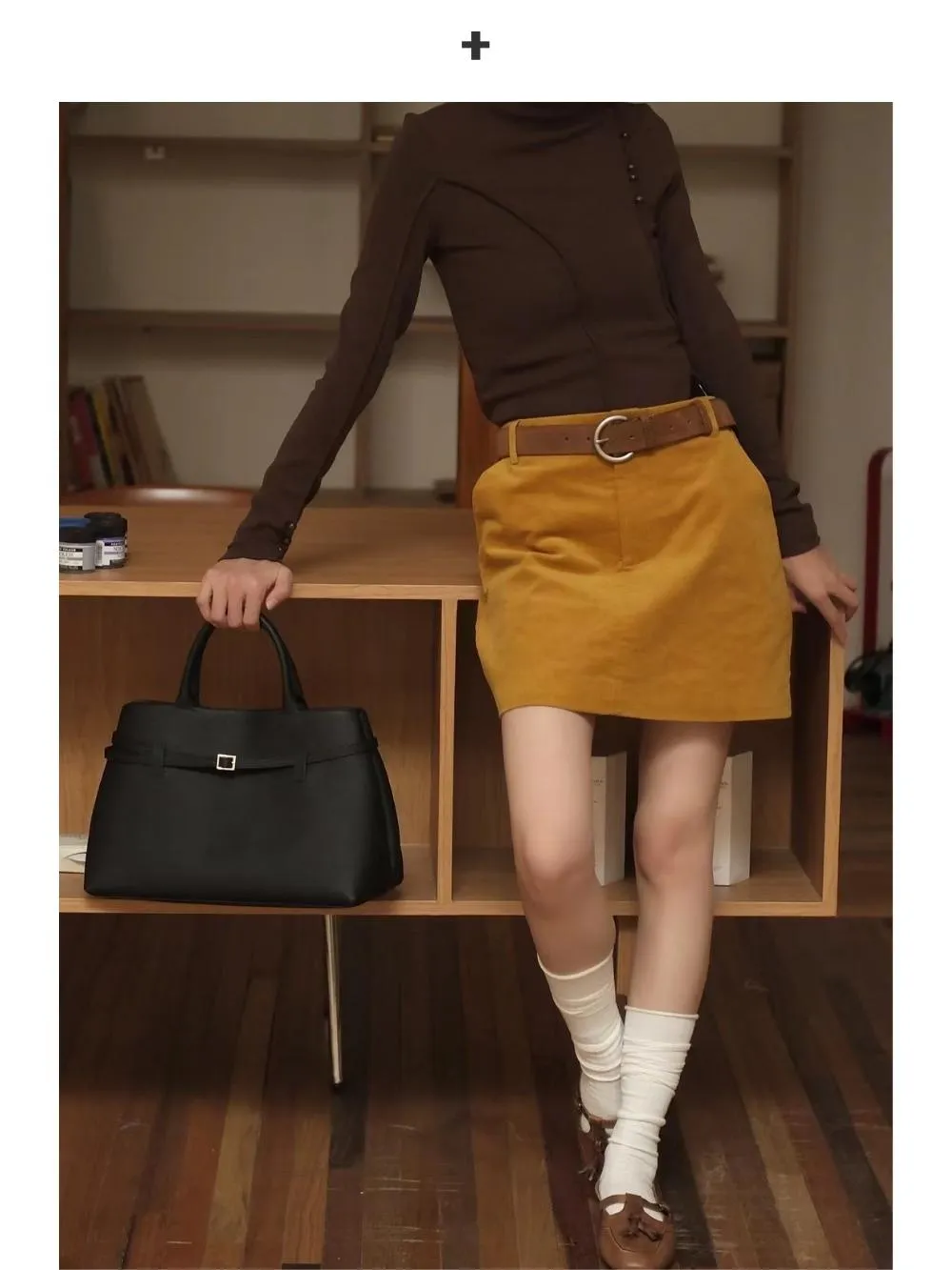 Retro Suede Tote