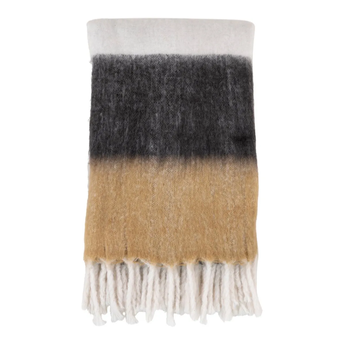 Rootz Sintra Plaid Blanket - Cozy Throw - Textured Bedding - Adds Warmth - 170x130 cm