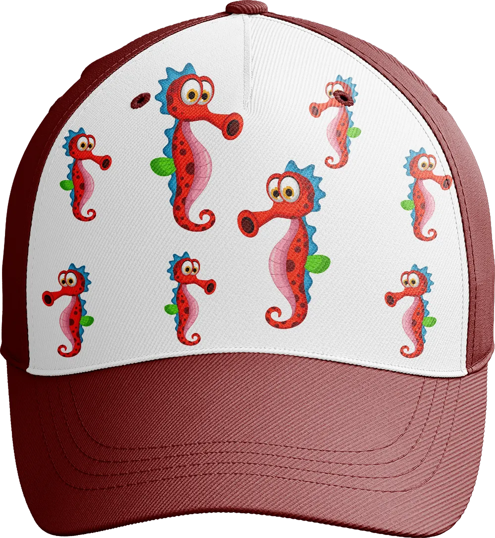 Sassy Seahorse Trucker Cap