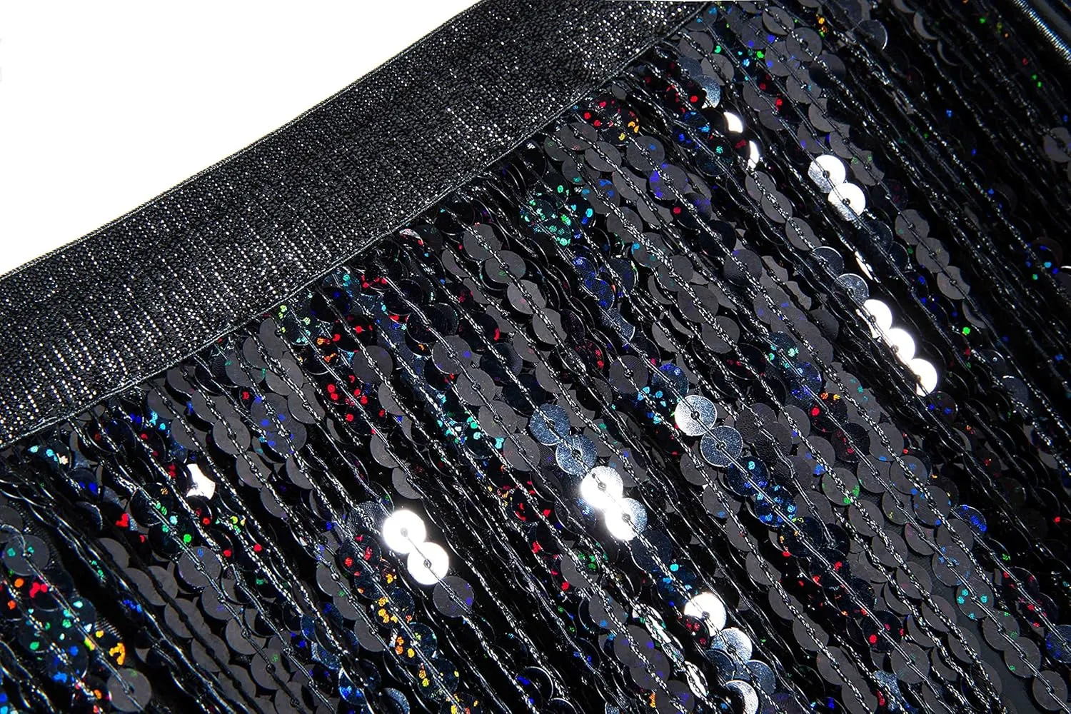 Seawhisper Sequin Fringe Skirt Festival Outfits for Women