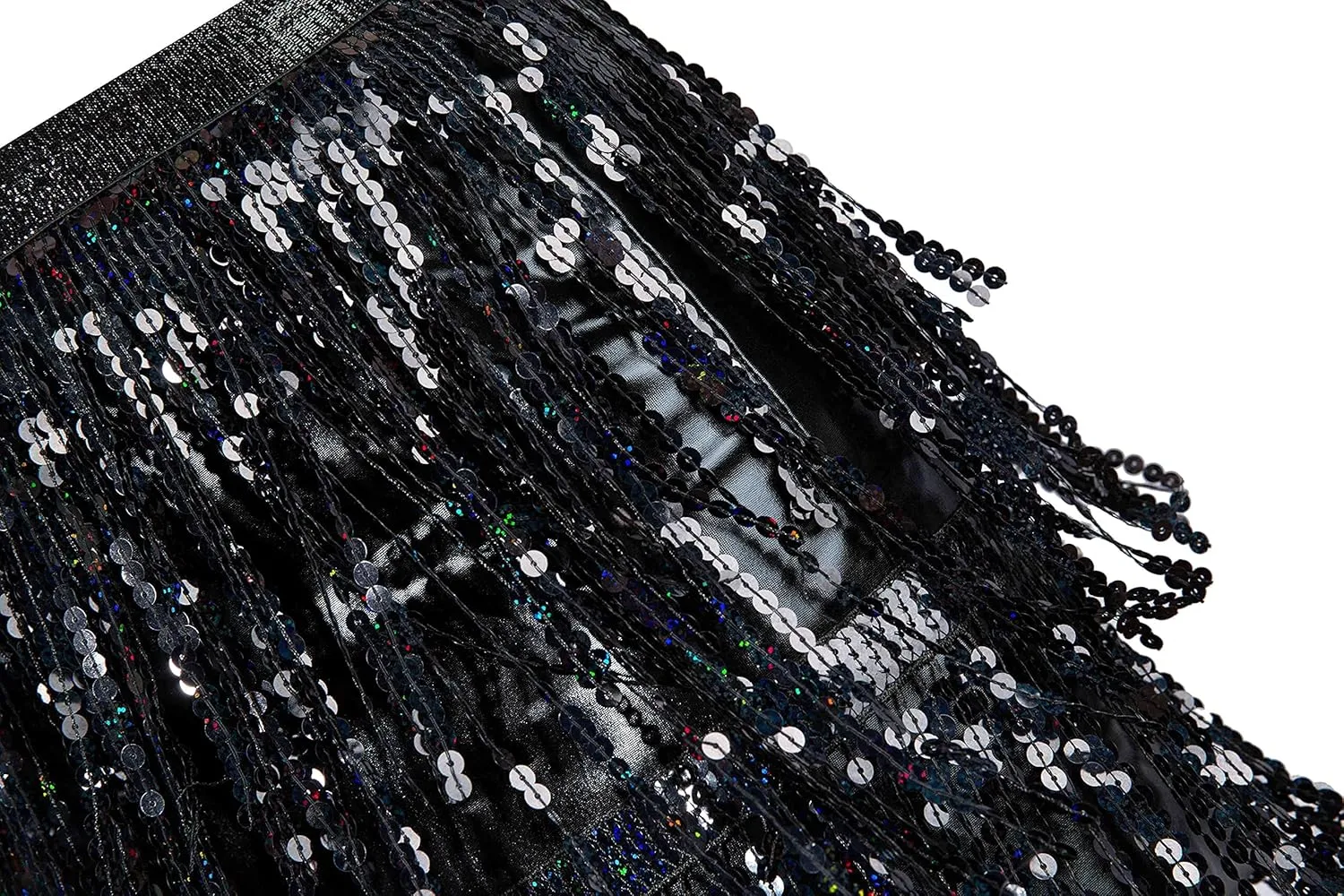 Seawhisper Sequin Fringe Skirt Festival Outfits for Women