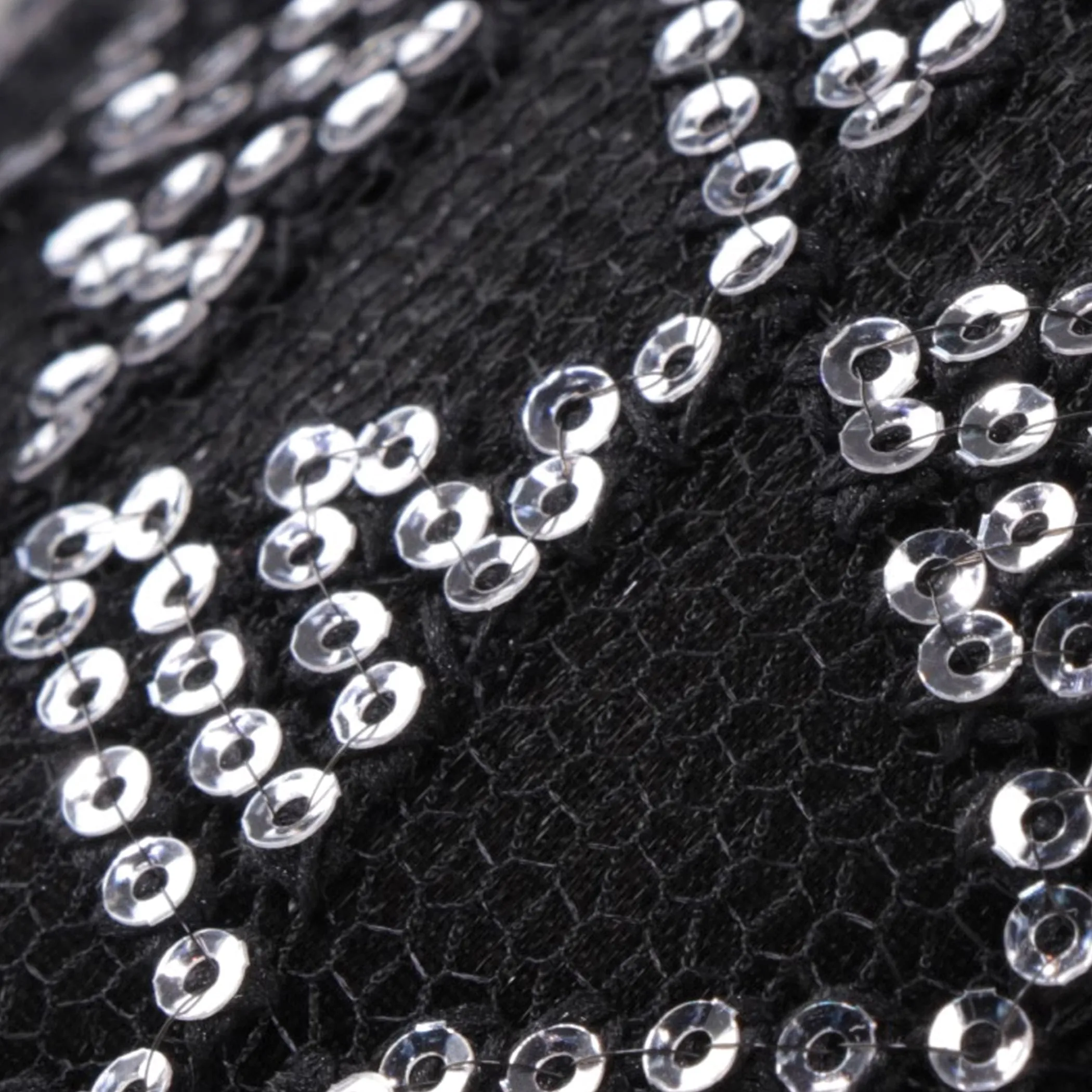 Shiny Pattern Sequin Flat Cap