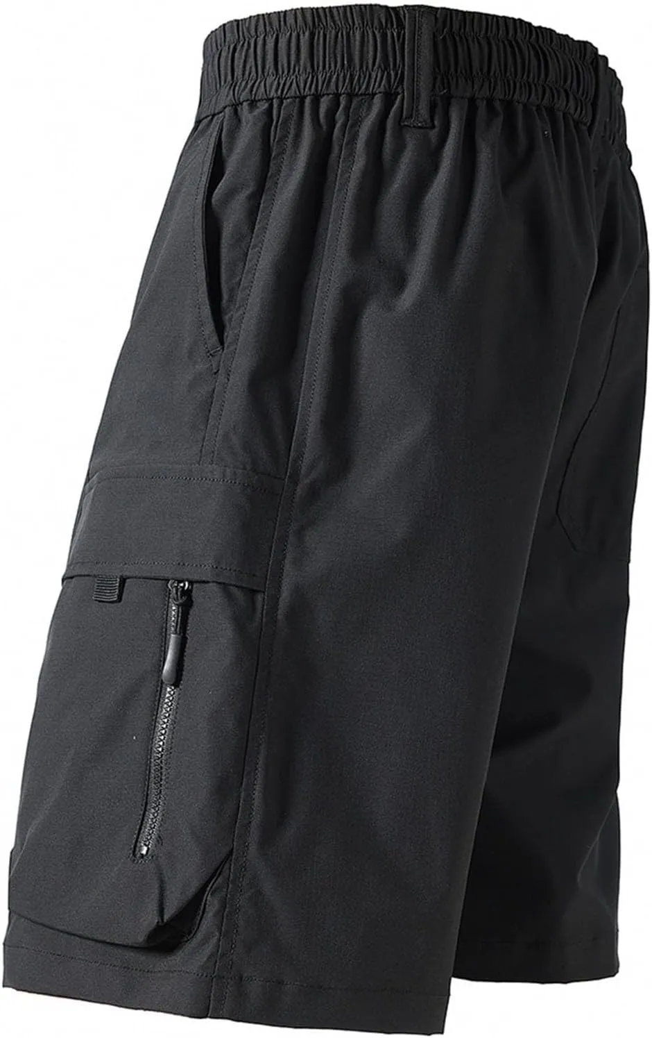 Shorts for Men Trendy Adjustable Track Regular Fit Date Belt Linen Short Shorts for Men Bungee Lightweight Cropped