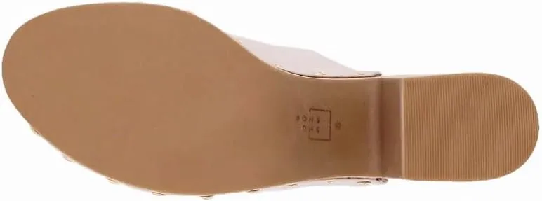 Shu Shop Womens Gigi Studded Platform Clogs Casual - Off White