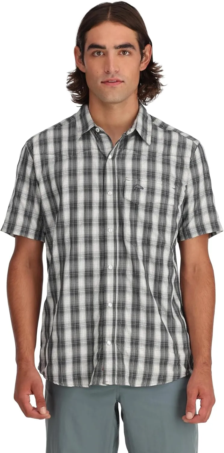 Simms Fishing Products Men's Big Sky Vented Fishing Shirt, Short Sleeve 50  UPF Top