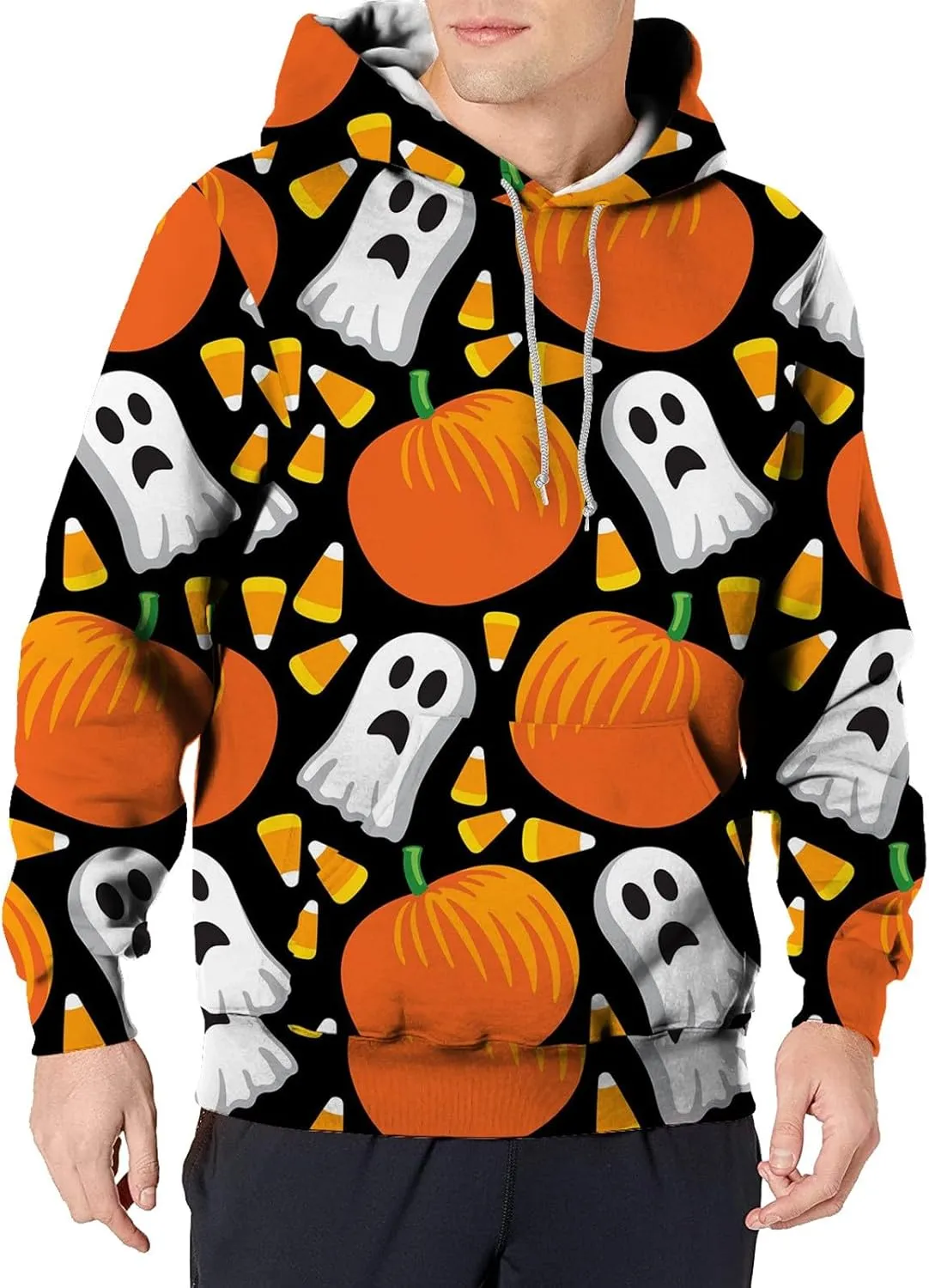 skeleton sweatshirt woman Hooded Sweatshirt Top Outdoor Sweatshirt Shirt Halloween Printed Sweatshirt funny