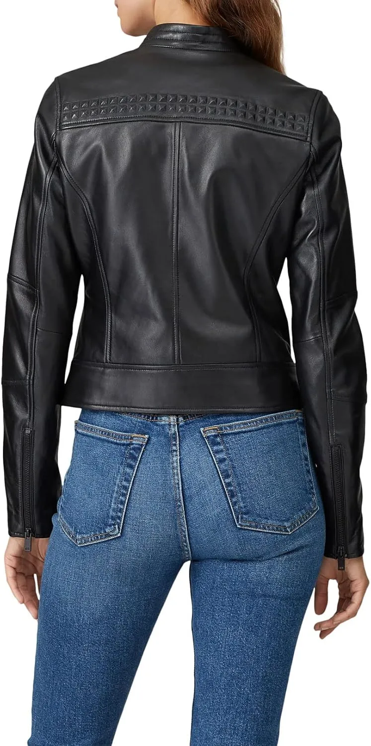 Slate & Willow Rent The Runway Pre-Loved Embossed Studs Leather Jacket