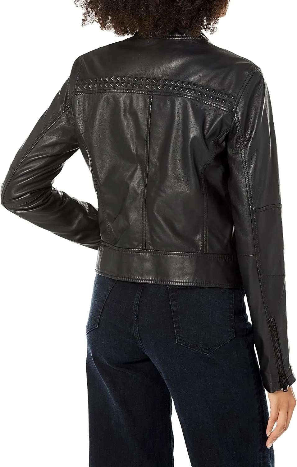 Slate & Willow Rent The Runway Pre-Loved Embossed Studs Leather Jacket