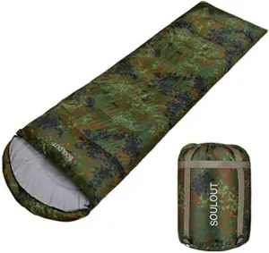 Sleeping Bag,3-4 Seasons Warm Cold Weather Lightweight, Portable, Waterproof Sleeping Bag with Compression Sack for Adults & Kids - Indoor & Outdoor: Camping, Backpacking, Hiking
