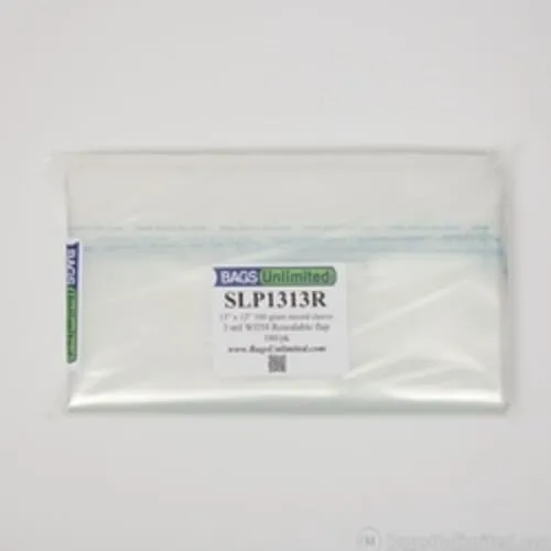 SLP1313R - 12 IN 180G LP Jacket Sleeve - Resealable - 100 CNT