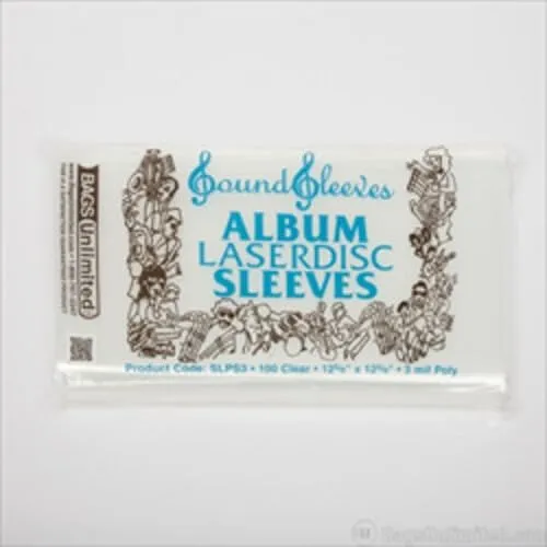 SLPS3 12" Fitted Poly Album Sleeve-3 mil-100ct