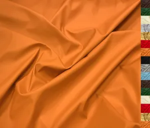 Soft Faux Leather Fabric - One Way Stretch Matt PU Synthetic Leather - 54" Wide by The Yard Vinyl Pleather Material - for Dress, Apparel, DIY Craft Sheets - 1/2 Yard 54" x 18" Tan