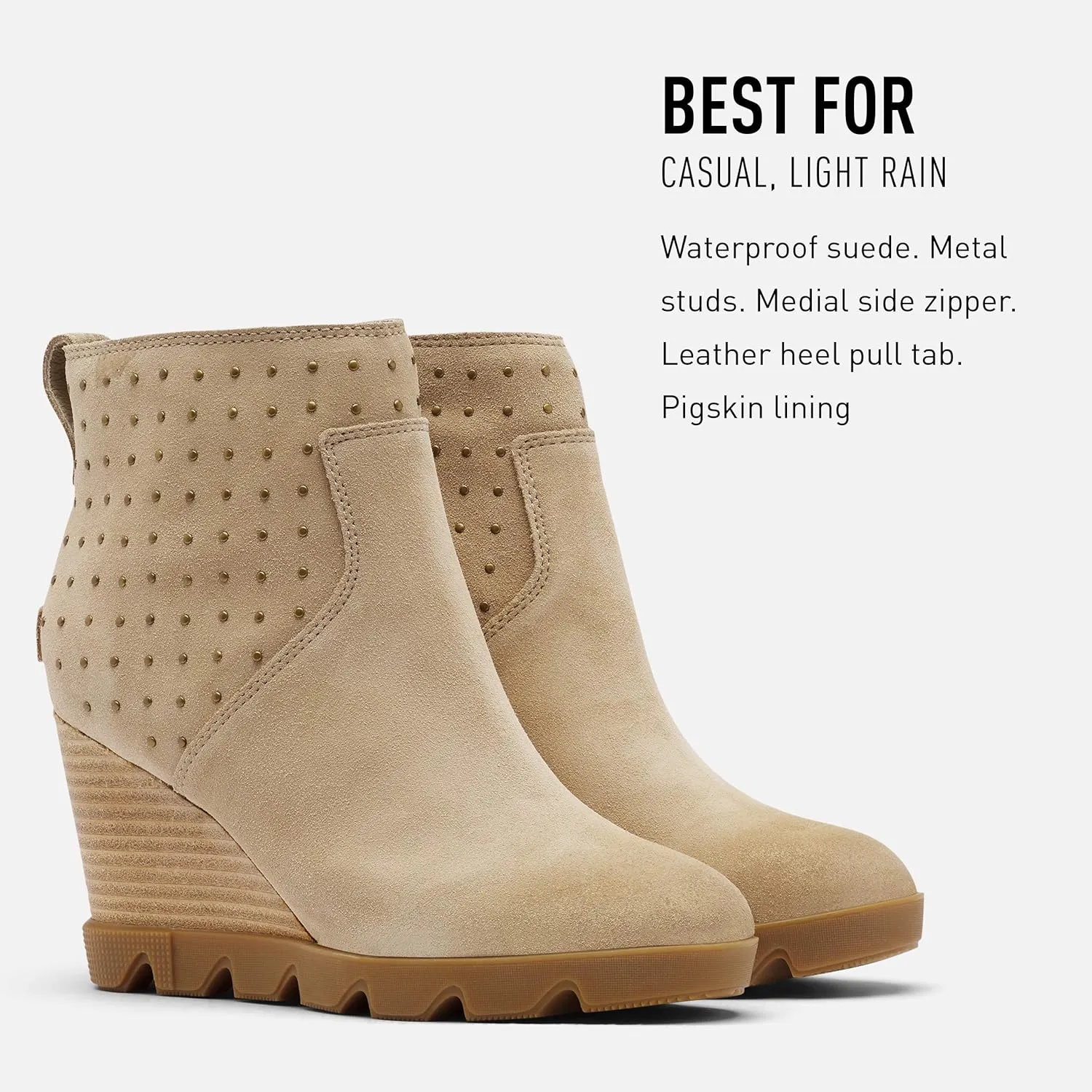 Sorel Women's Joan Uptown Bootie Stud - Rain - Waterproof