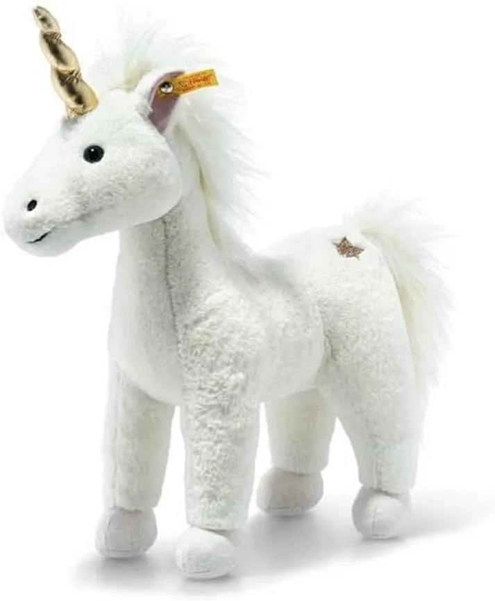 Steiff - 067648 - Soft Cuddly Friends Unica Unicorn, 35 cm, Whisper White