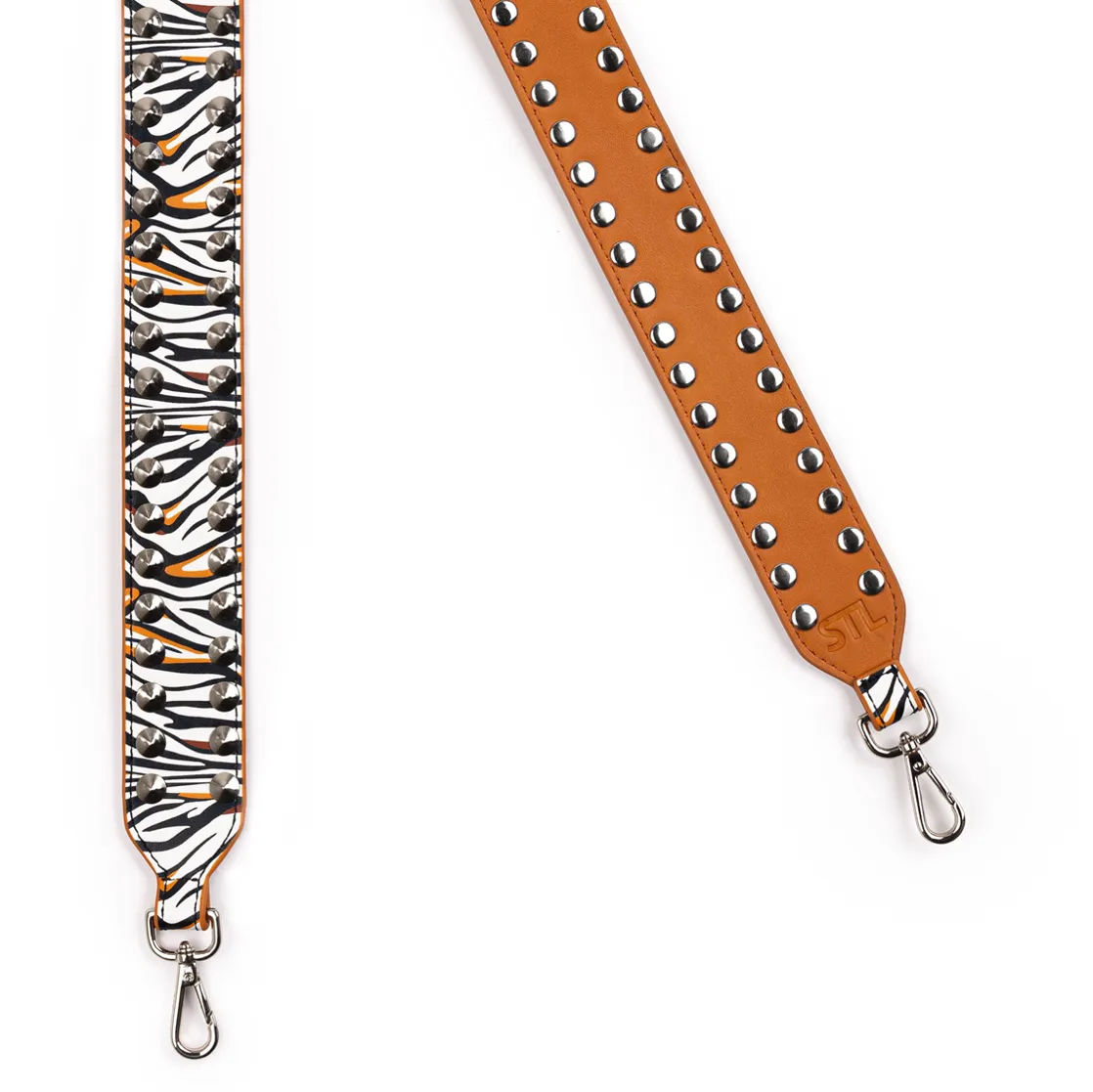 STL Tiger Print Studded Strap