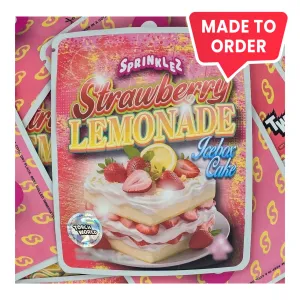Strawberry Lemonade Icebox Cake 3.5g Mylar Bags Sprinklez Torch World (made-to-order)