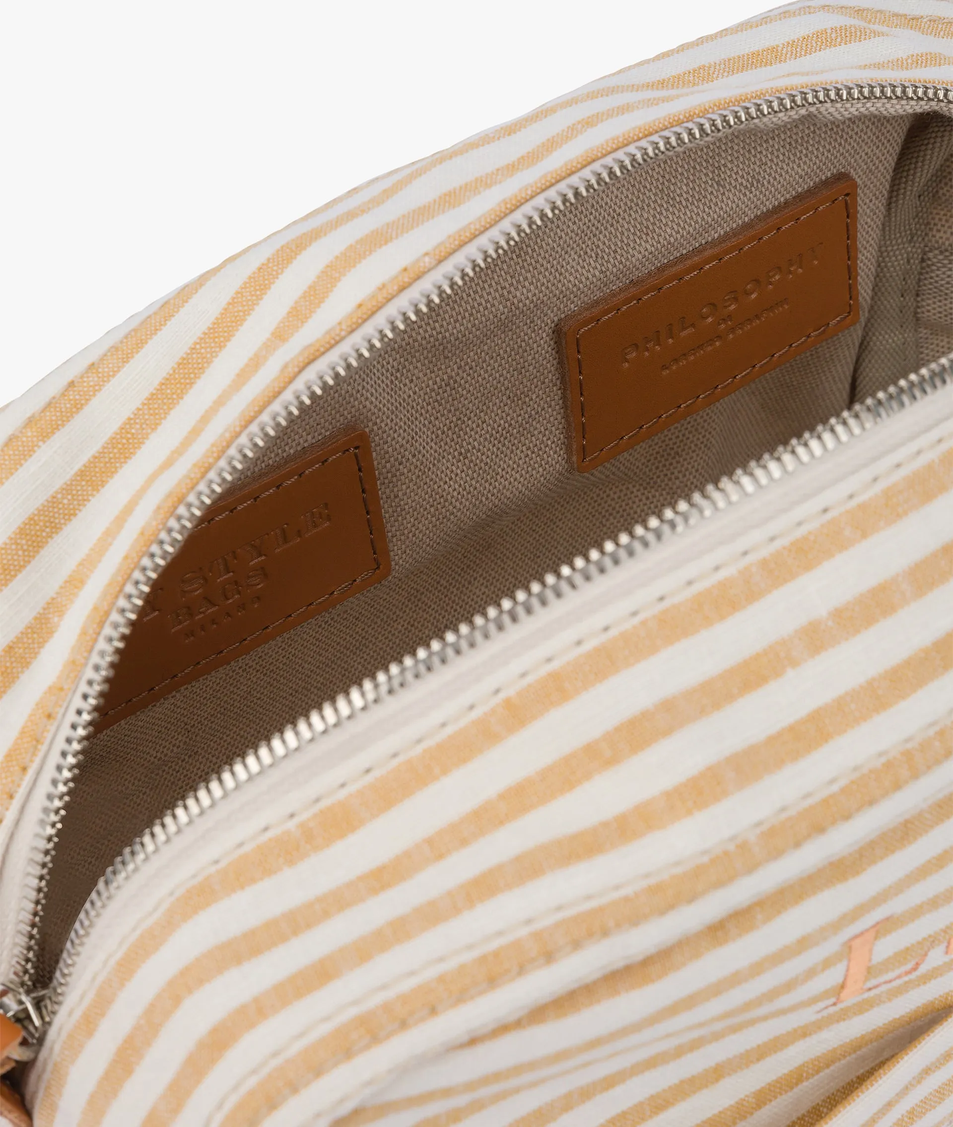 Striped Beauty Case - Philosophy by Lorenzo Serafini