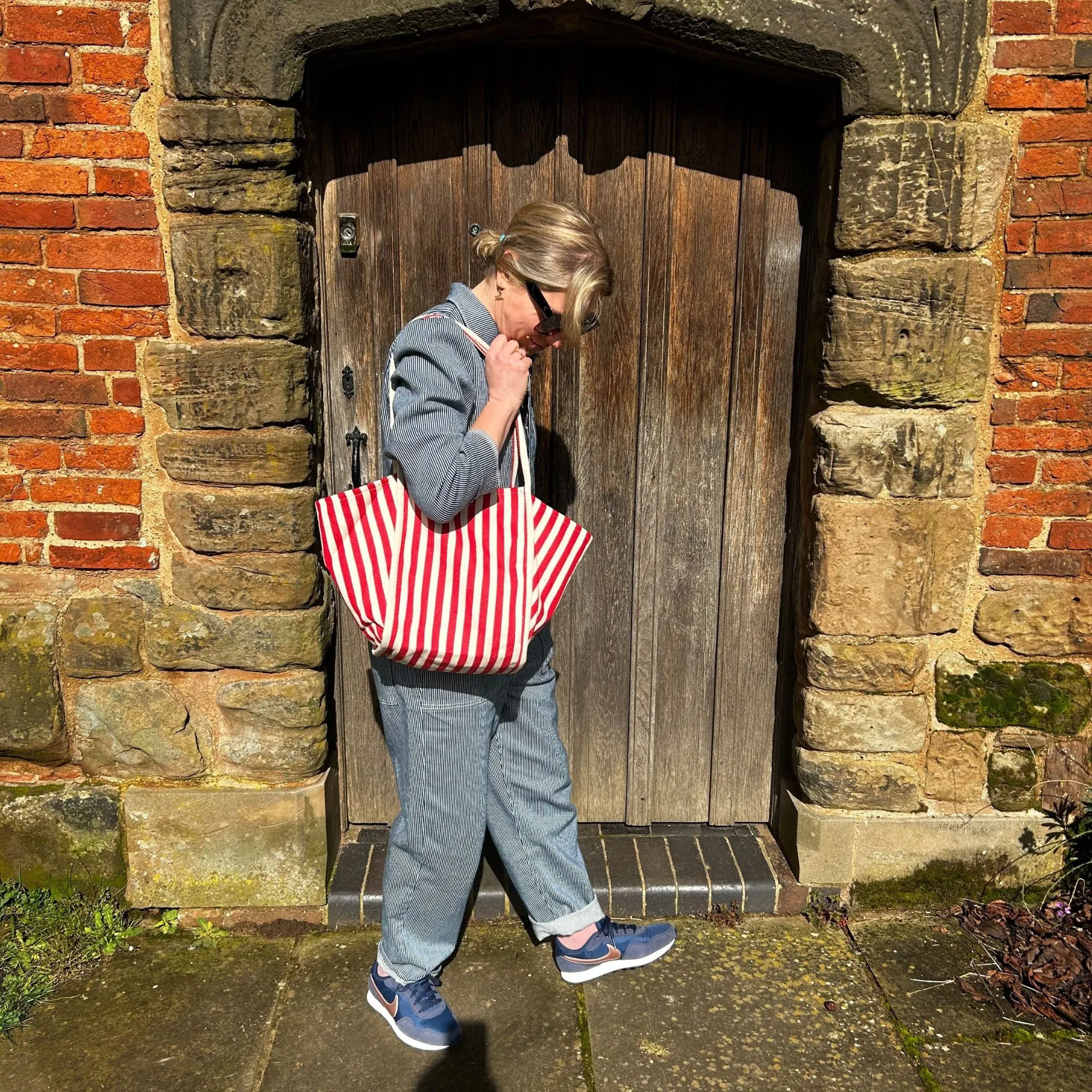 Striped Canvas Bags