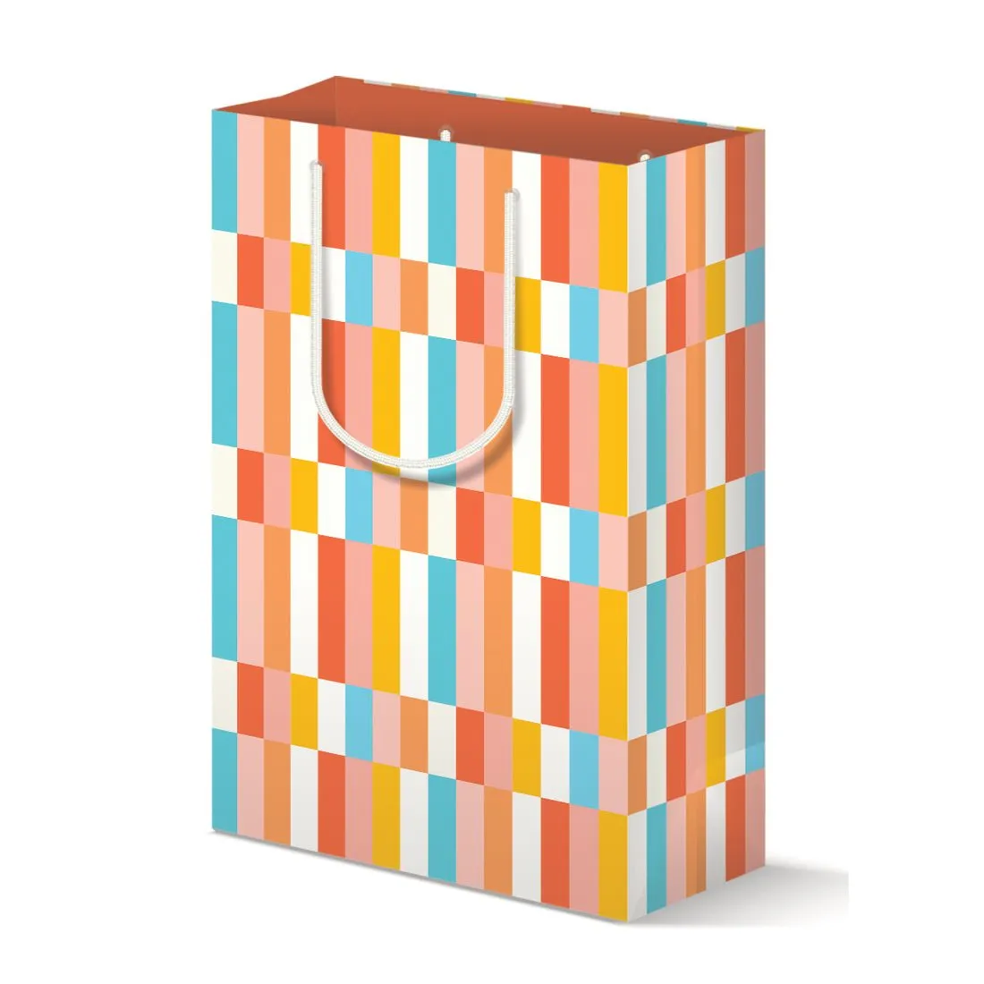 Striped Checkerboard Gift Bags